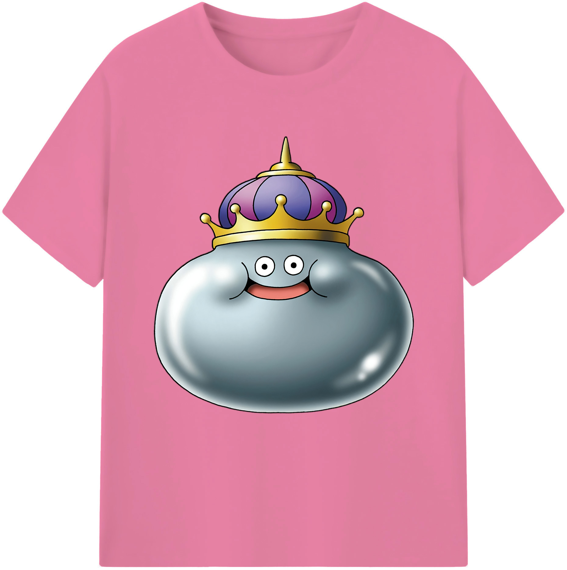 （画像用） ドラゴンクエスト Doragon Kuesuto Dragon Quest 綿100％半袖Tシャツ（フロントプリント）